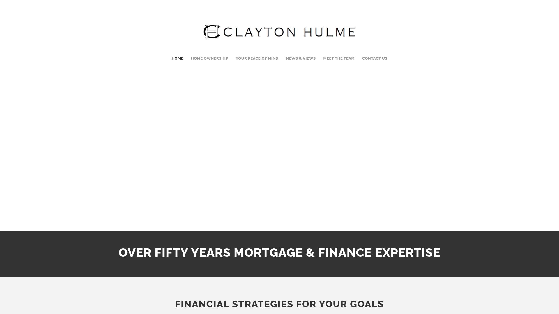 Screenshot of Clayton Hulme Partnership's website