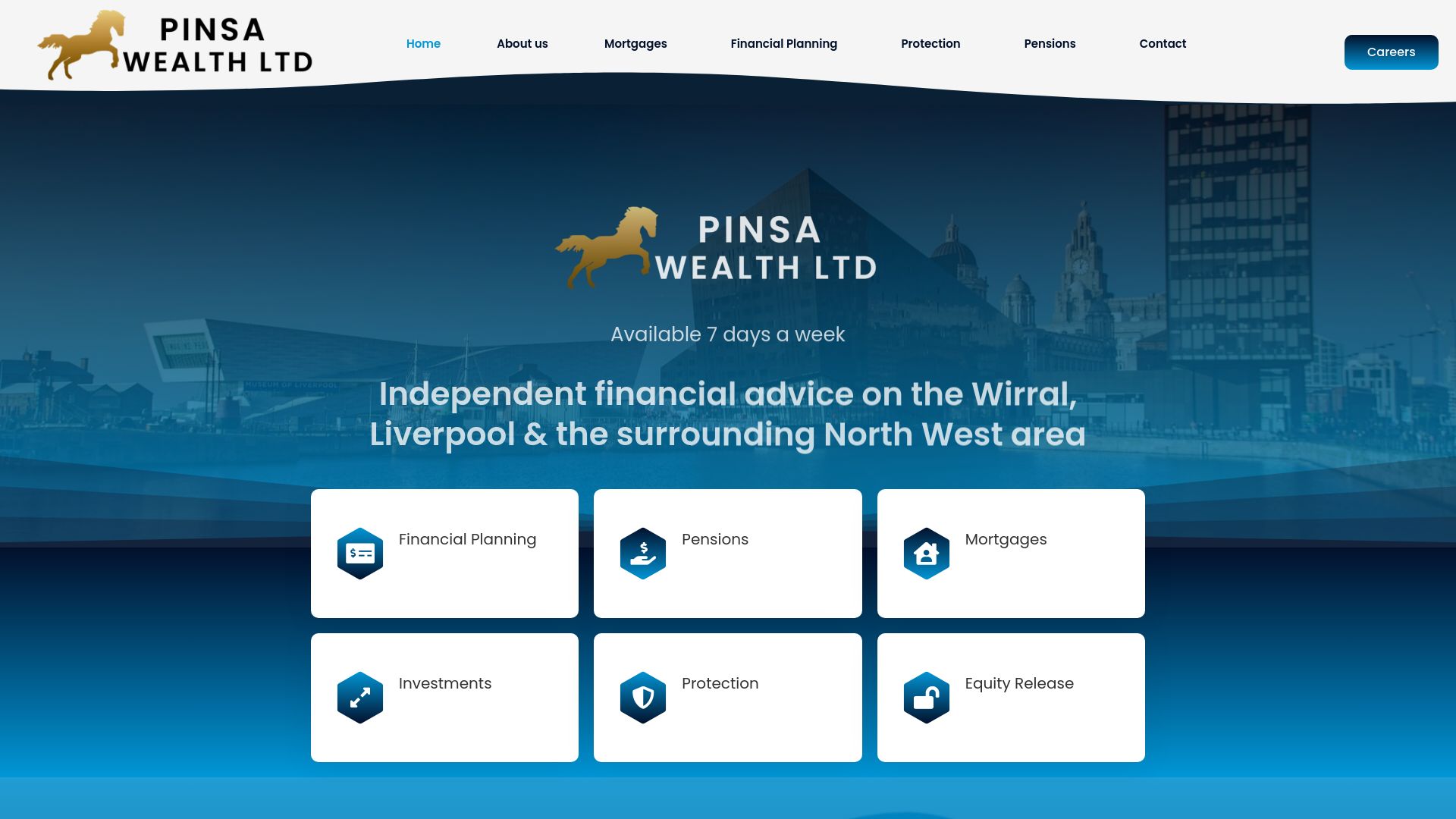 Screenshot of Mike @ Pinsa Mortgages's website