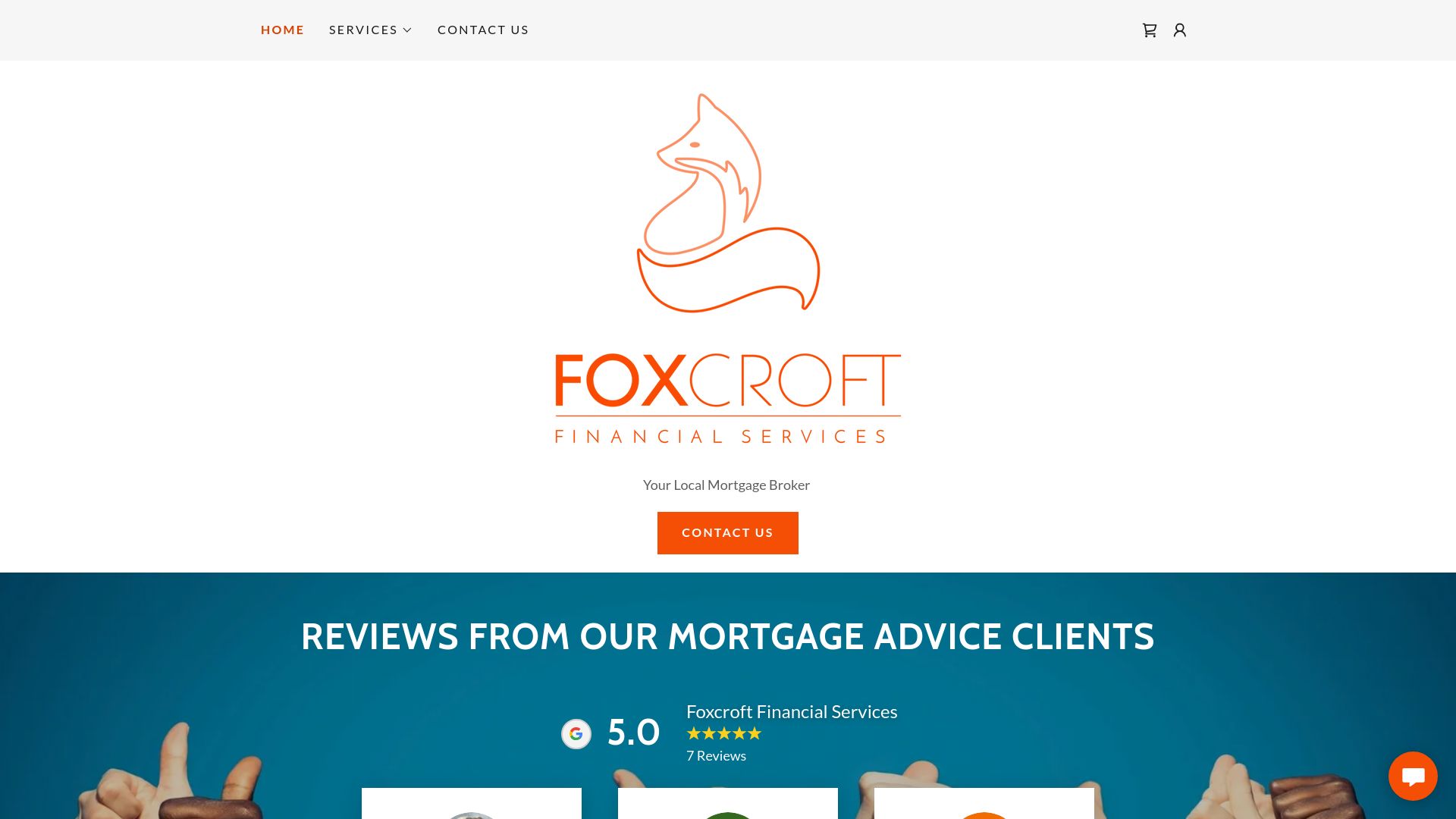 Screenshot of Foxcroft Financial Services's website